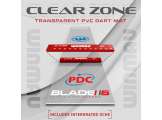 Winmau Clearzone PVC Dart Mat + Oche (Διάφανος διάδρομος)