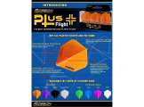 Plus Flight Crystal Clear Std. Black