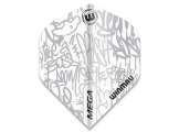 Mega Standard Dart Flights White 6900-243