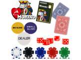 Poker Set 500 Dice Chips 11,5gr + 2 Modiano Decks
