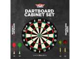 Bull's Paper Dartboard Cabinet Set 2σε1 (Steel Tip & Μαγνητικός) με 6+6 Βελάκια