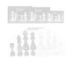 Πιόνια για Σκάκι Σετ Ξύλινα 89mm