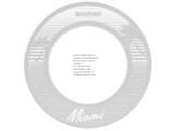 Miami Edition Dartboard Surround Winmau Black
